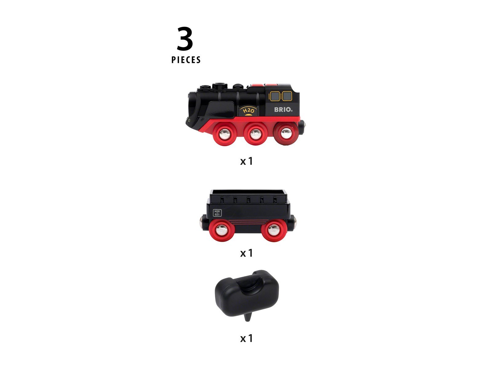Brio Battery-Operated Steaming Train Brio Battery-Operated Steaming Train
